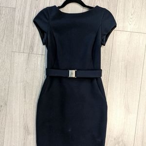 H&M Navy Shift Dress XS